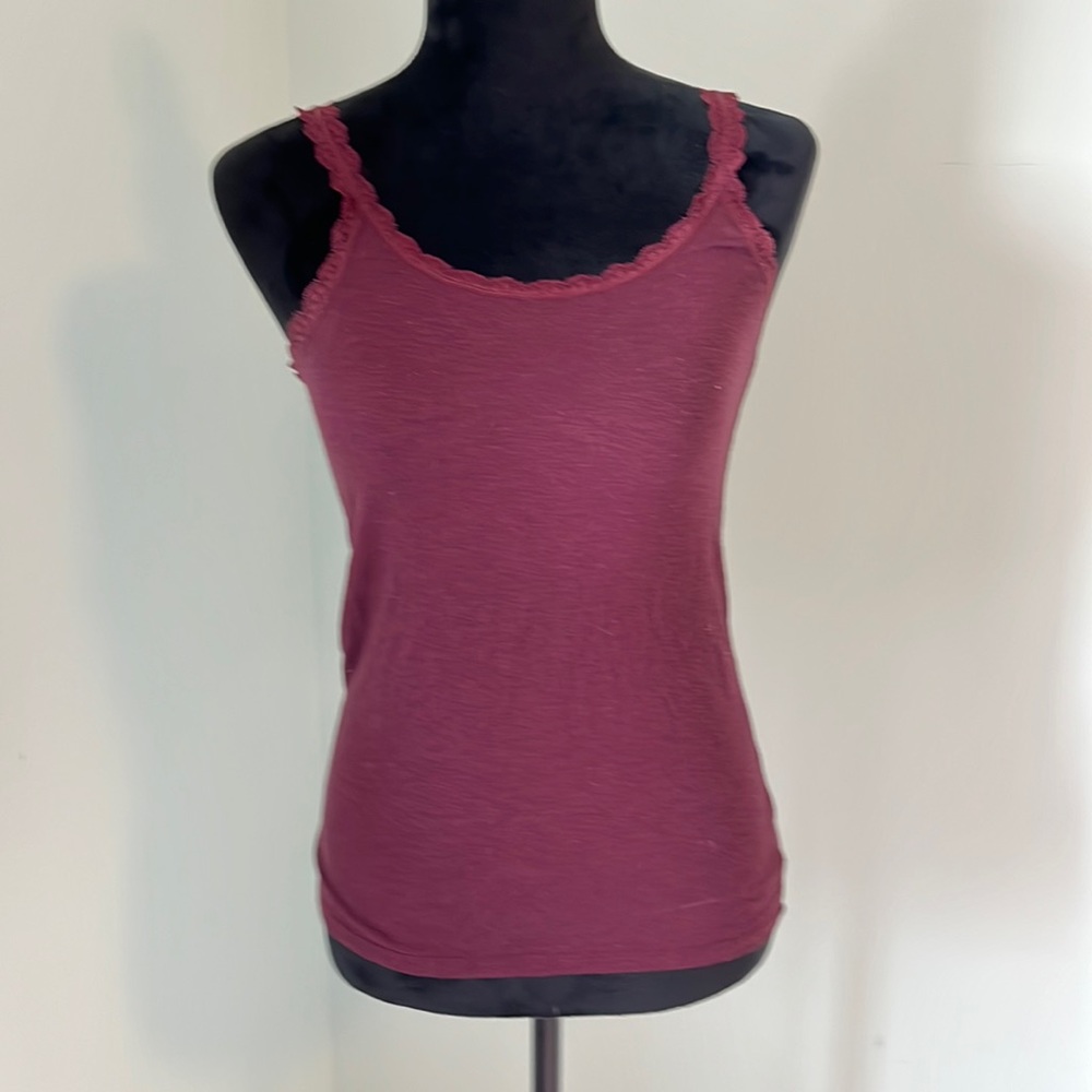 Aerie Maroon Lace Tank